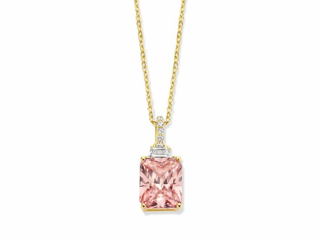 Naiomy Silver | Collier | Plaqué Or | Oxyde de Zirconium | N6E61