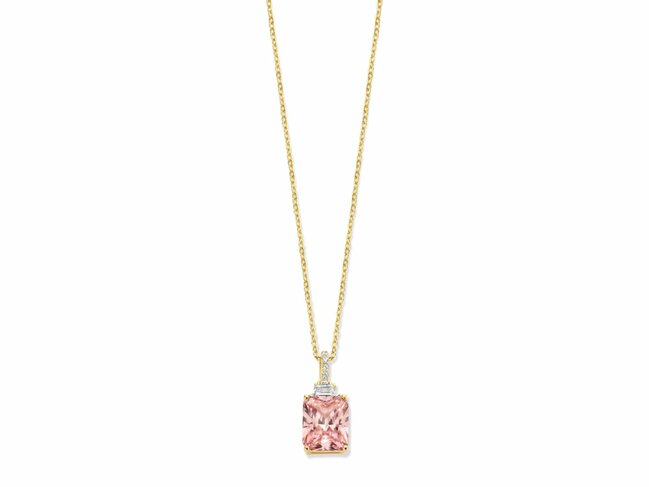 Naiomy Silver | Collier | Plaqué Or | Oxyde de Zirconium | N6E61