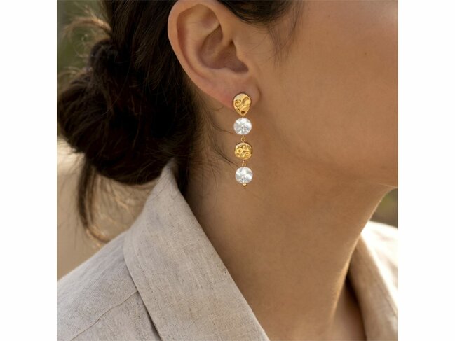 Lotus Style | Boucles D'Oreilles | Acier | Doré | LS2714-4/2