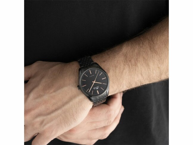 Lotus | Homme | Quartz | Acier Inoxydable | Noir | 41,5mm | 19068/2