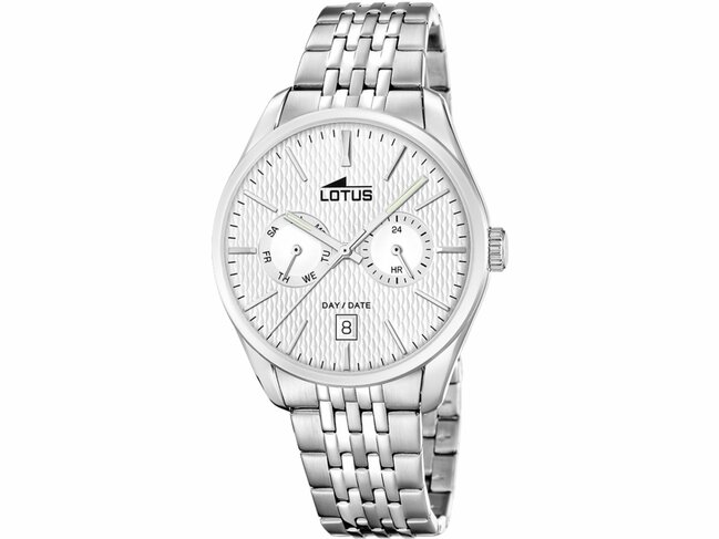 Lotus | Homme | Acier Inoxydable | Multifonction | 42mm | 19072/1