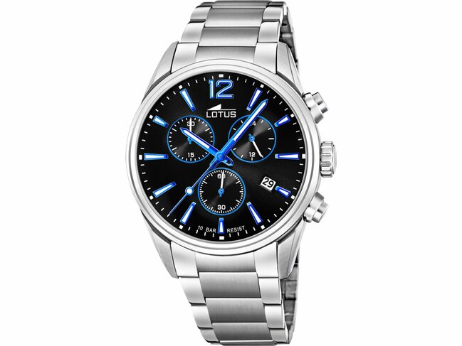 Lotus | Homme | Quartz | Chrono | Acier Inoxydable | 18690/6