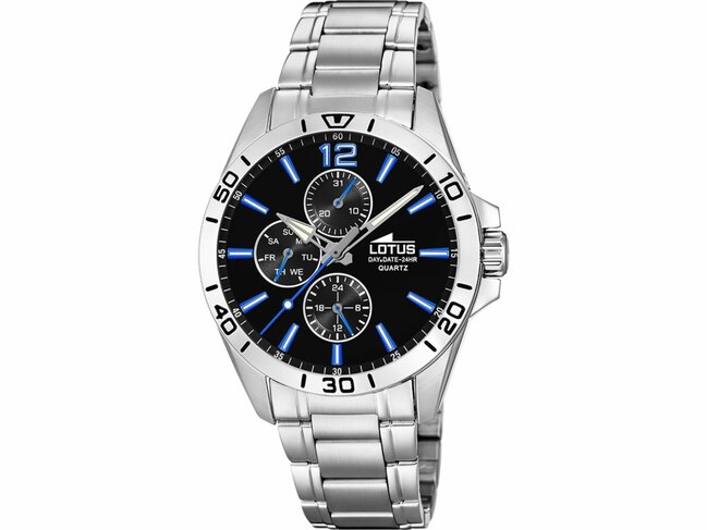 Lotus | Homme | Acier Inoxydable | Multifonction | 42mm | 18812/4