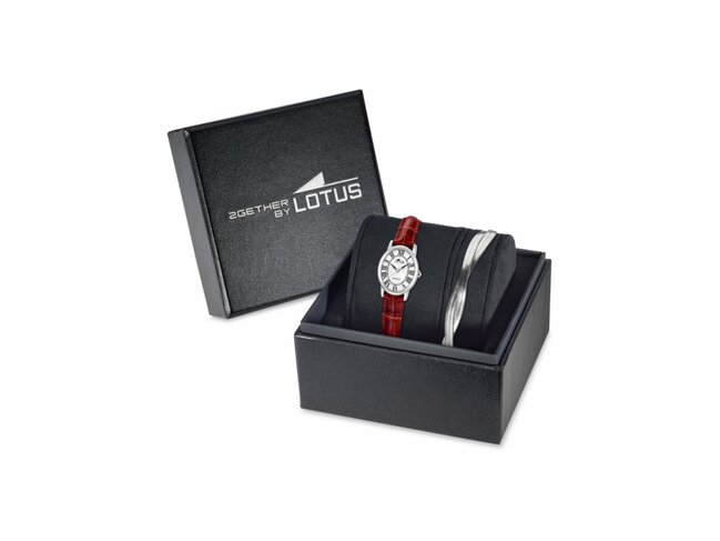 Lotus | Femme | Quartz | Cuir | 23mm | Montre + Bijou | 19017/1