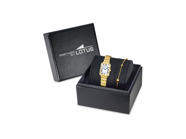 Lotus | Femme | Quartz | Acier Inoxydable | Montre + Bijou | 19033/1