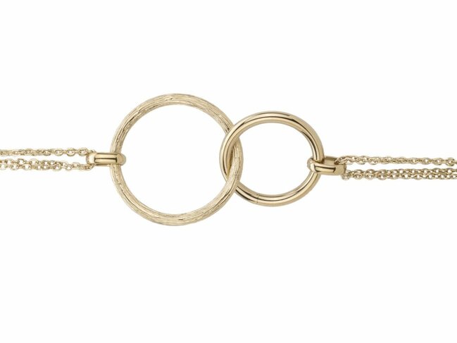 Loumya Steel | Bracelet | Acier Inoxydable | PVD Doré | 832-375.J