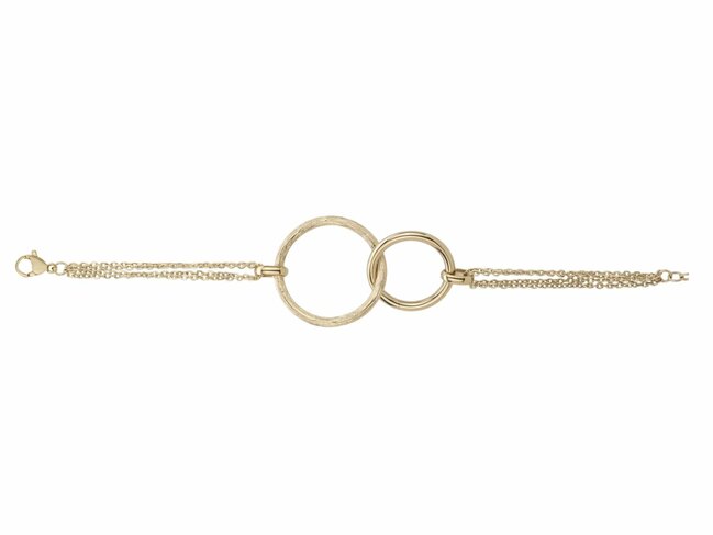 Loumya Steel | Bracelet | Acier Inoxydable | PVD Doré | 832-375.J