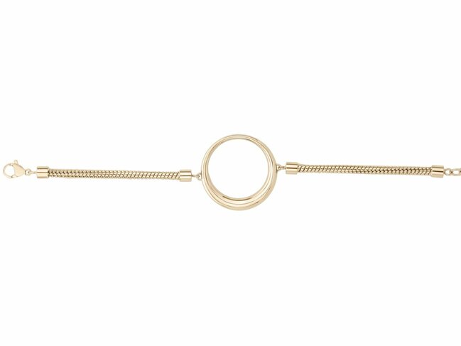 Loumya Steel | Bracelet | Acier Inoxydable | PVD Doré | 832-376.J