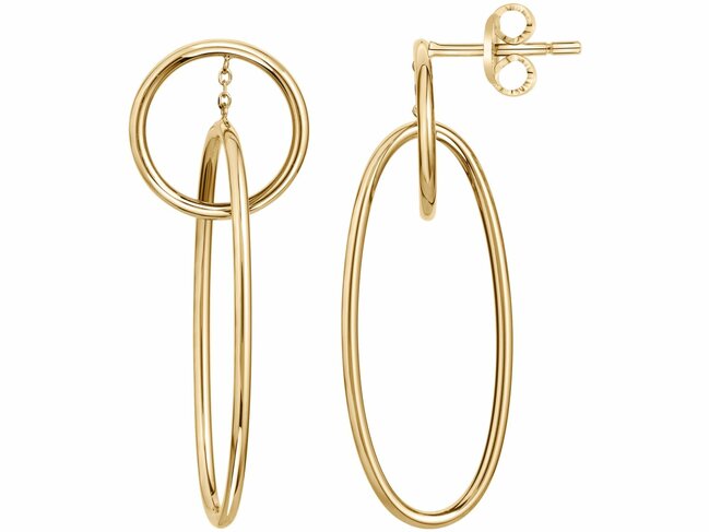 Loumya Steel | Boucles d'Oreilles | Acier Inoxydable | Doré | 842-058.J