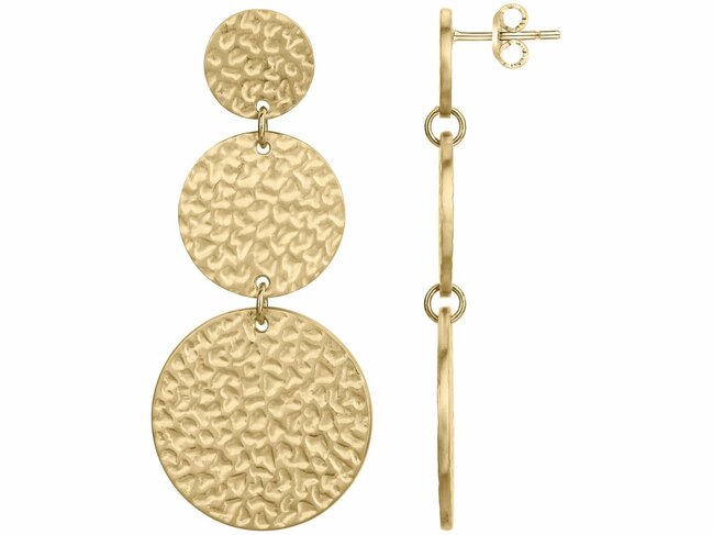 Loumya Steel | Boucles d'Oreilles | Acier Inoxydable | Doré | 842-088.J
