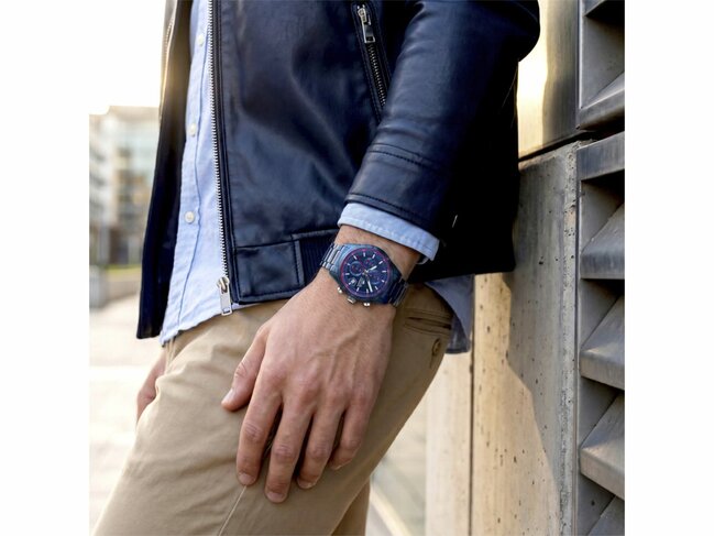 Lotus | Homme | Acier Inoxydable | Bleu | Chrono | 19086/2