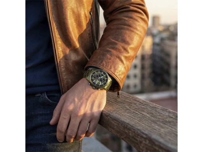 Lotus | Homme | Acier Inoxydable | Kaki | Chrono | 19090/3