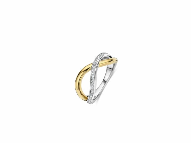 Ti Sento | Bague | Argent | Bicolore | Oxyde de Zirconium | 12436ZY