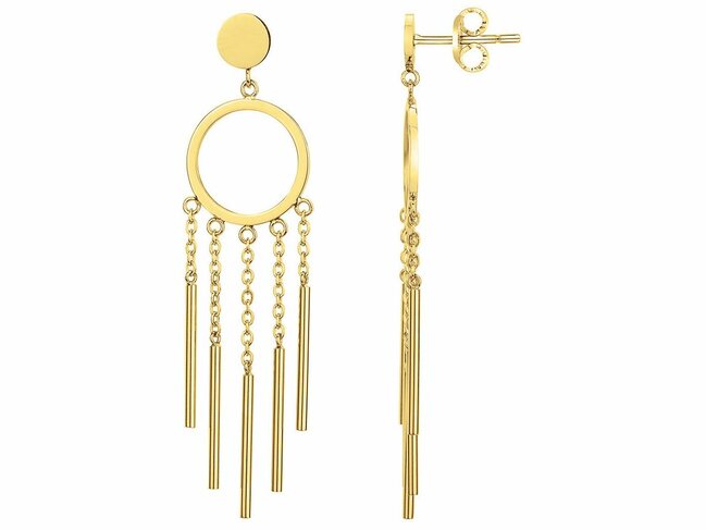 Loumya Steel | Boucles d'Oreilles | Acier Inoxydable | Doré | 842-181.J
