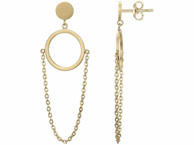 Loumya Steel | Boucles d'Oreilles | Acier Inoxydable | Doré | 842-183.J