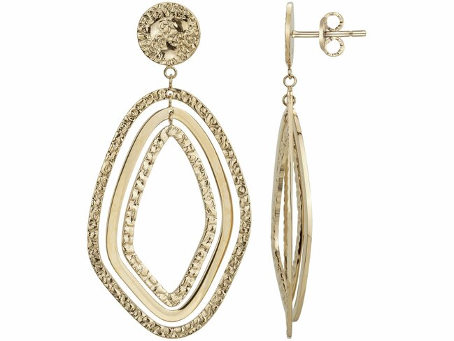 Loumya Steel | Boucles d'Oreilles | Acier Inoxydable | Doré | 842-199.J