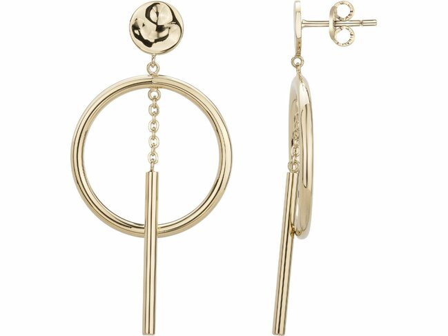 Loumya Steel | Boucles d'Oreilles | Acier Inoxydable | Doré | 842-259.J
