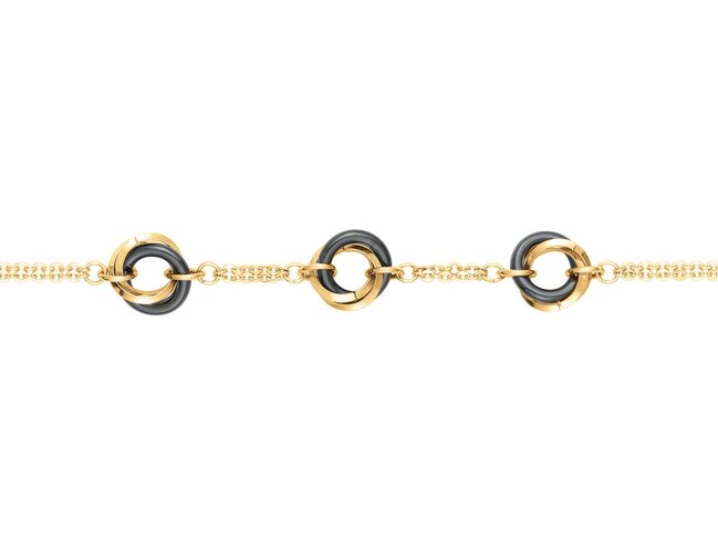 Loumya Steel | Bracelet | Acier Inoxydable | Doré | Céramique | 903-185.J