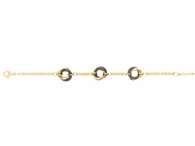 Loumya Steel | Bracelet | Acier Inoxydable | Doré | Céramique | 903-185.J