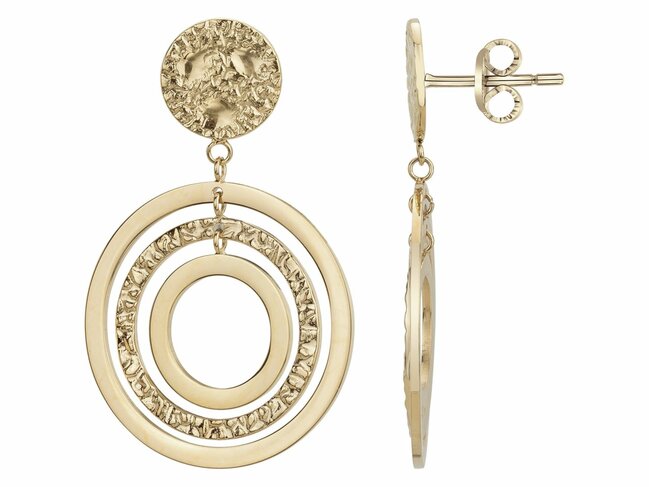 Loumya Steel | Boucles d'Oreilles | Acier Inoxydable | Doré | 842-198.J