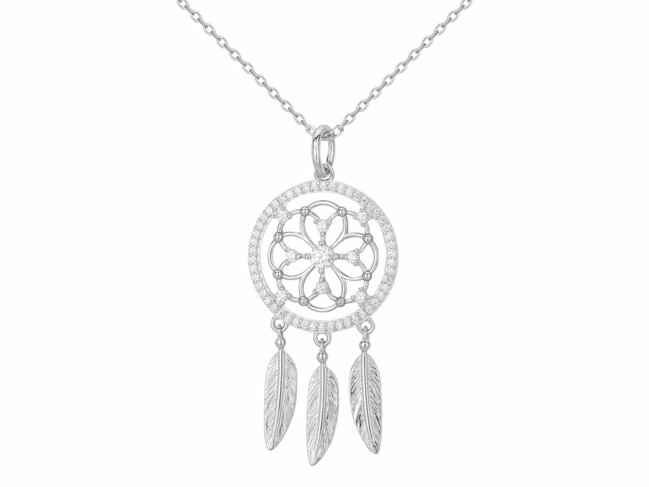 Loumya Silver | Collier | Argent | Oxyde de Zirconium | 70701189
