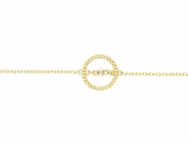 La Garçonne Diamant | Bracelet | Plaqué Or | Diamant 0.015ct | 26300053