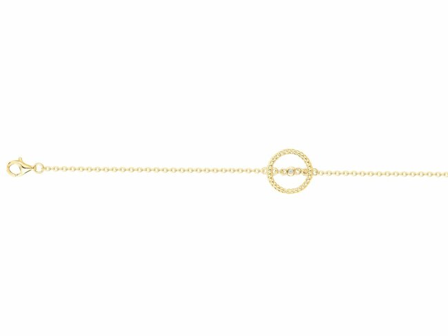 La Garçonne Diamant | Bracelet | Plaqué Or | Diamant 0.015ct | 26300053
