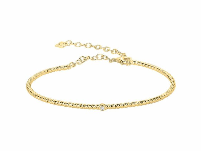 La Garçonne Diamant | Bracelet | Plaqué Or | Diamant 0.015ct | 26300054