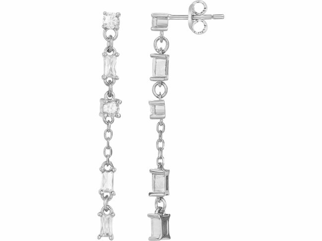 Loumya Silver | Boucles d'Oreilles | Argent | Oxyde de Zirconium | 70400896