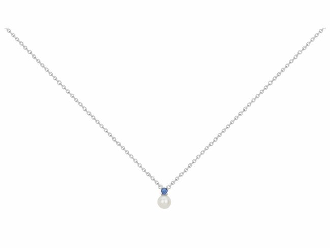 Loumya Silver | Collier | Argent | Oxyde de Zirconium | Perle | d'Eau Douce | 70701201