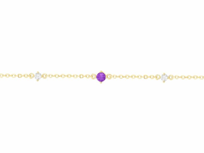 Loumya Silver | Bracelet | Plaqué Or | Oxyde de Zirconium | 76300419