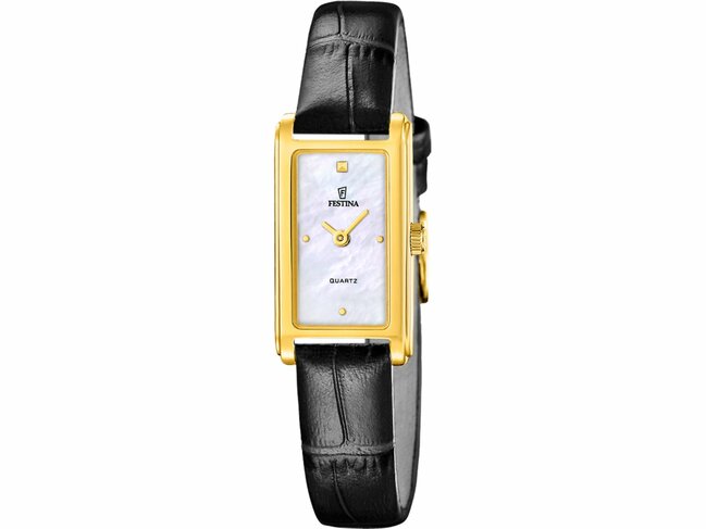 Festina | Femme | Quartz | Mademoiselle | Cuir Noir | 17x6.2mm | F20770/1