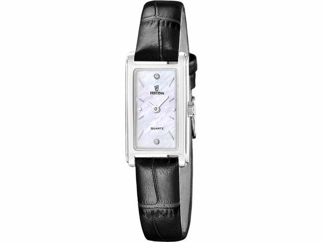 Festina | Femme | Quartz | Mademoiselle | Cuir Noir | 17x6.2mm | F20769/1