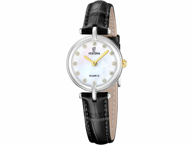 Festina | Femme | Quartz | Mademoiselle | Cuir Noir | 26mm | F20787/4