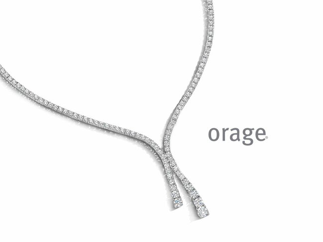 Orage | Collier | Argent | Oxyde de Zirconium | BB019