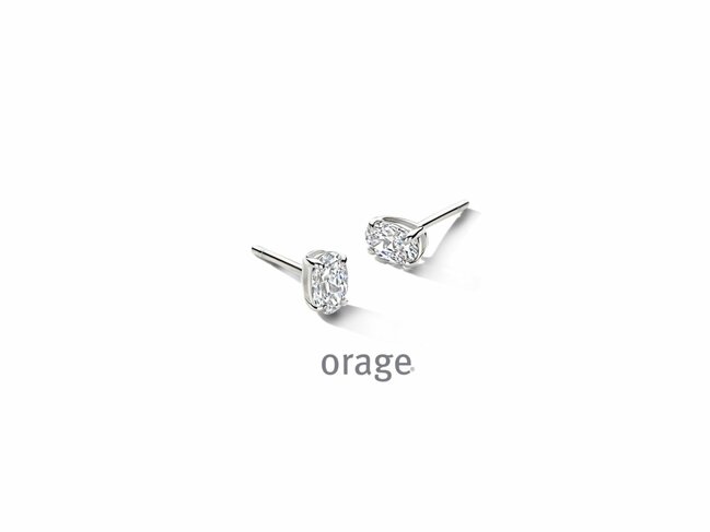 Orage | Boucles d'Oreilles | Argent | Oxyde de Zirconium | BC052