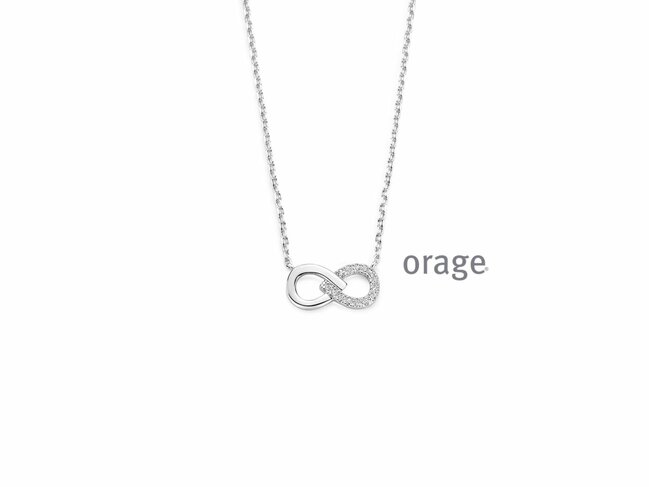 Orage Kids | Collier | Argent | Oxyde de Zirconium | Infini | BC137
