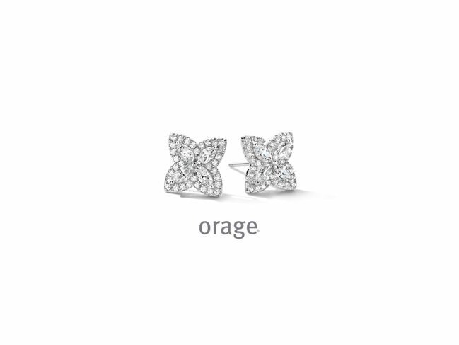 Orage | Boucles d'Oreilles | Argent | Oxyde de Zirconium | BC165
