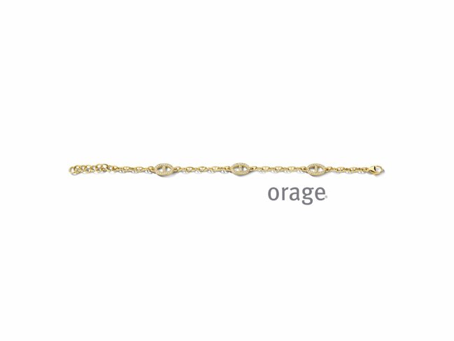 Orage | Bracelet | Plaqué Or | Oxyde de Zirconium | BC191