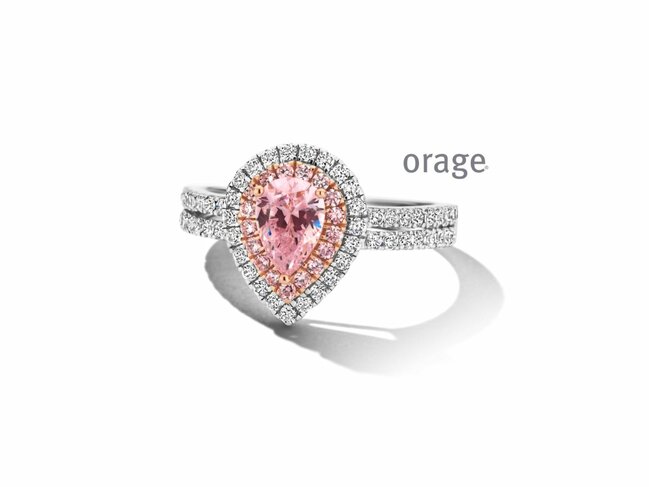 Orage | Bague | Argent | Oxyde de Zirconium | Rose | BC092