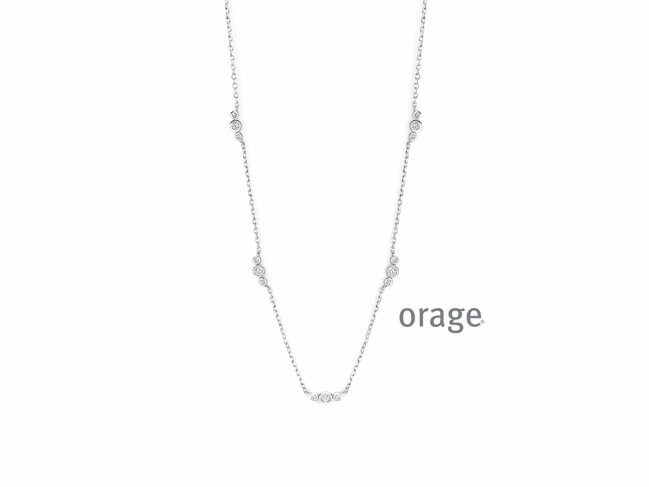 Orage Ag Labo | Collier | Argent | Diamants Labo 0.45ct | BC002