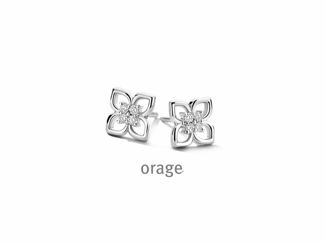 Orage Ag Labo | Boucles d'oreilles | Argent | Diam labo 0.12ct | BC018