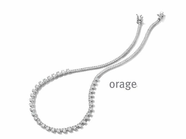 Orage | Collier | Argent | Oxyde de Zirconium | Rivière | BC055