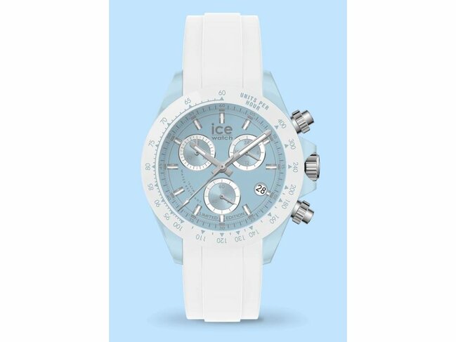 Ice-Watch | Homme | Chrono | Bewatch | Whhite Aqua | Edition Limitée | 41mm | 026313
