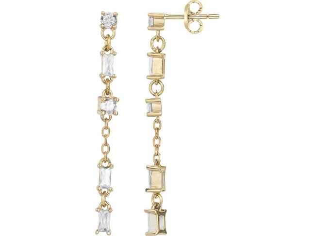 Loumya Silver | Boucles d'Oreilles | Plaqué Or | Oxyde de Zirconium | 76400543