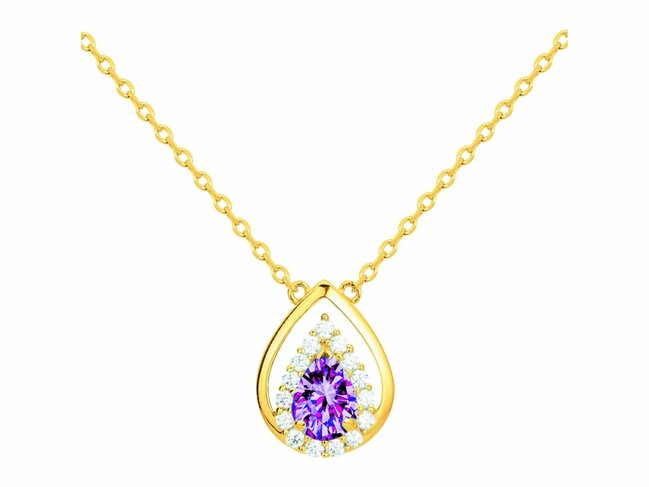 Loumya Silver | Collier | Plaqué Or | Oxyde de Zirconium | 76700518