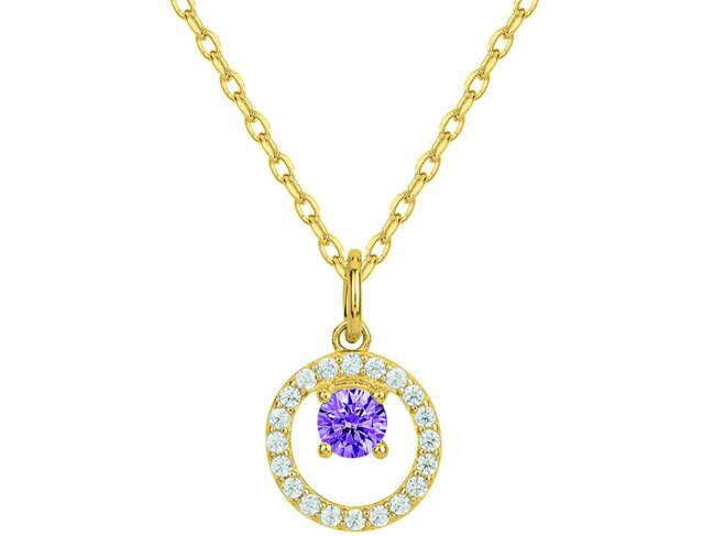 Loumya Silver | Collier | Plaqué Or | Oxyde de Zirconium | 76700524