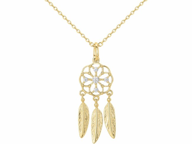 Loumya Silver | Collier | Plaqué Or | Oxyde de Zirconium | 76700534