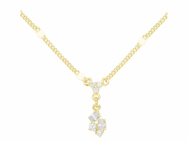 Loumya Silver | Collier | Plaqué Or | Oxyde de Zirconium | 76700540