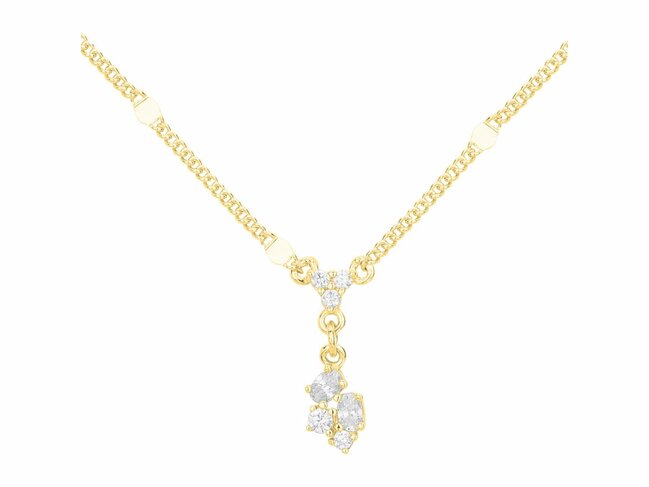 Loumya Silver | Collier | Plaqué Or | Oxyde de Zirconium | 76700540